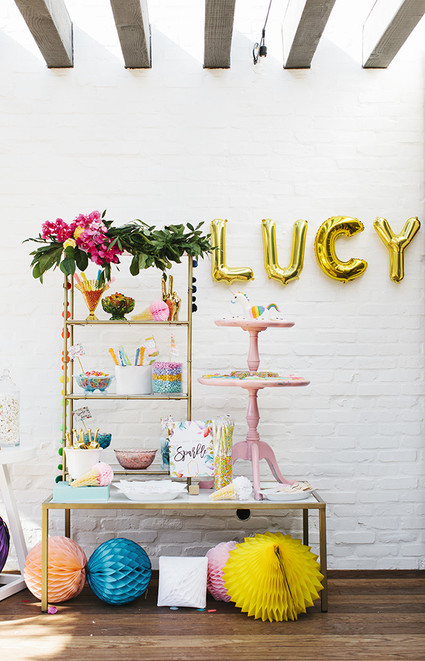 rainbow birthday party ideas Inspiration