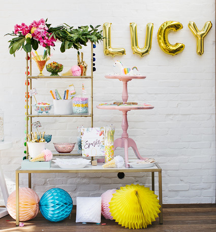 rainbow birthday party ideas Inspiration