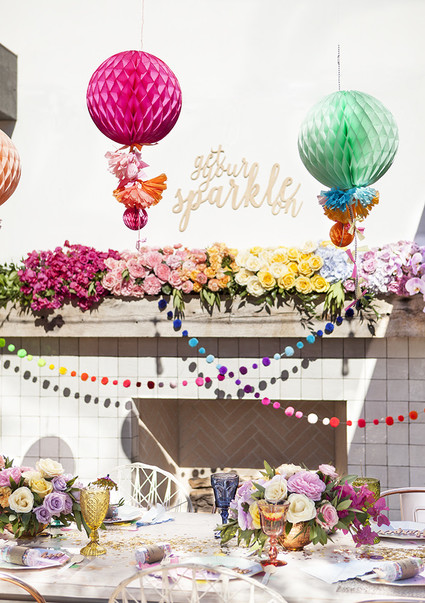 rainbow birthday party ideas