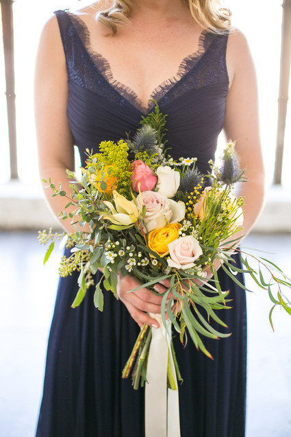 Navy bridesmaid dresses Inspiration
