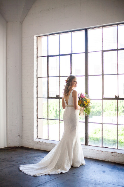 Modern loft wedding