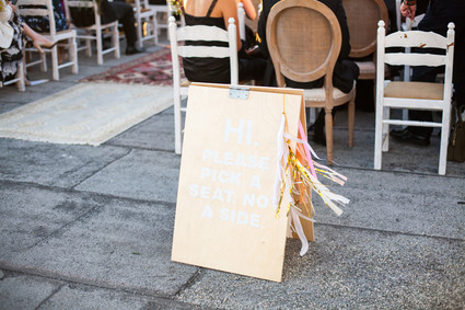 Wedding signage