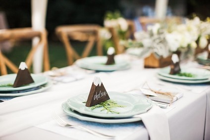 Mountain adventure baby shower