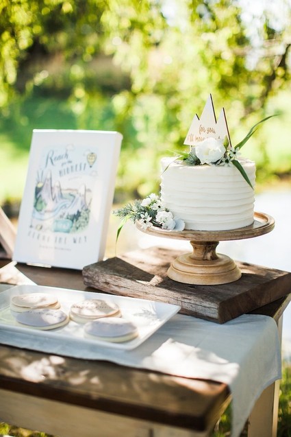 Mountain adventure baby shower