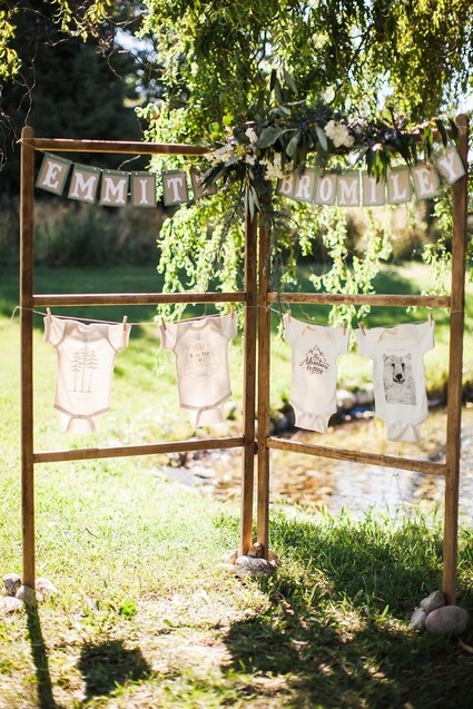 Mountain adventure baby shower