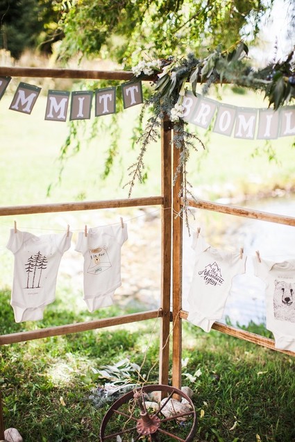 Mountain adventure baby shower
