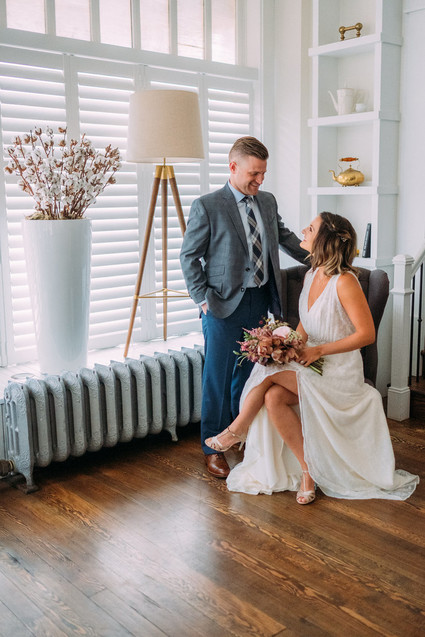 Intimate restaurant wedding inspiration