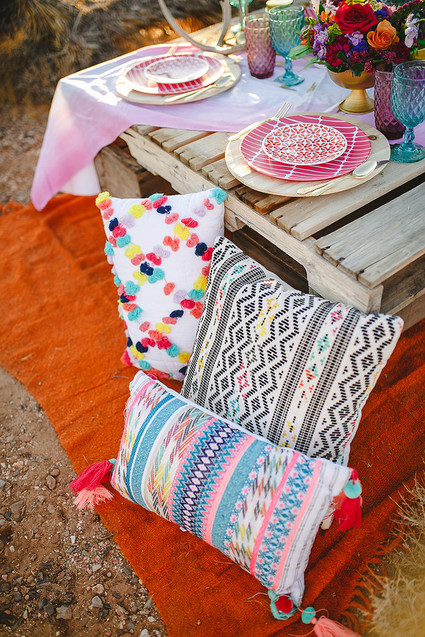 Mexican inspired wedding decor