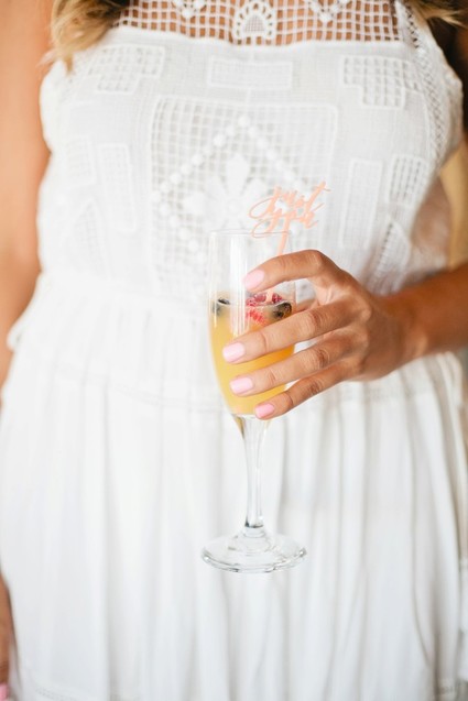 Pink and gold baby shower on 100 Layer Cakelet