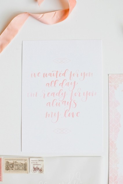 Pink and gold baby shower on 100 Layer Cakelet