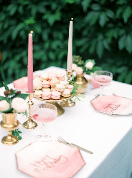 Sweet pink girl's birthday party