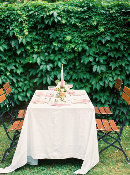 Sweet pink girl's birthday party