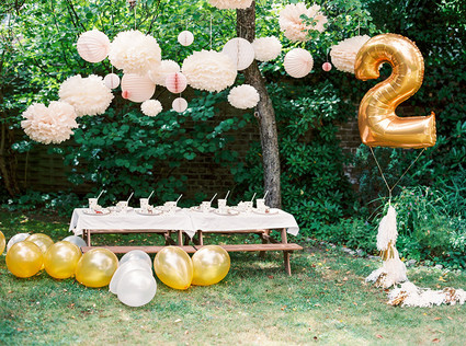 pink garden party 2nd birthday