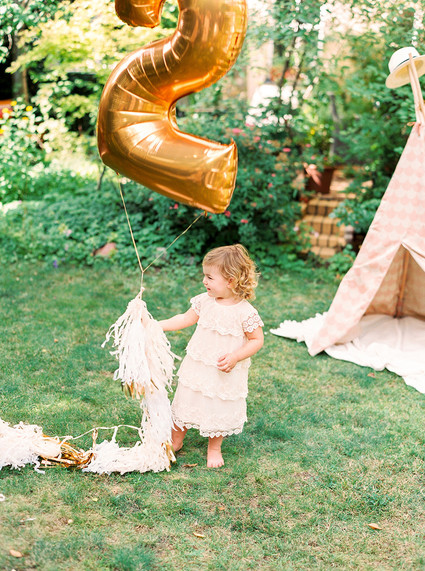 pink garden party 2nd birthday