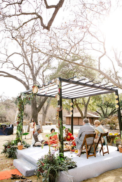 Traditional Indian wedding ceremony