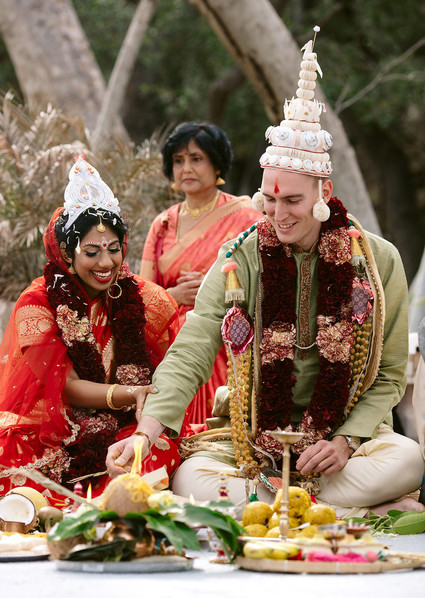 Traditional Indian wedding ceremony
