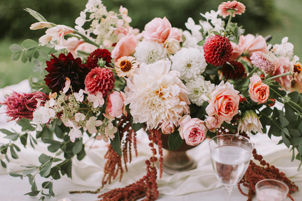 Autumn berry and blush wedding inspiration