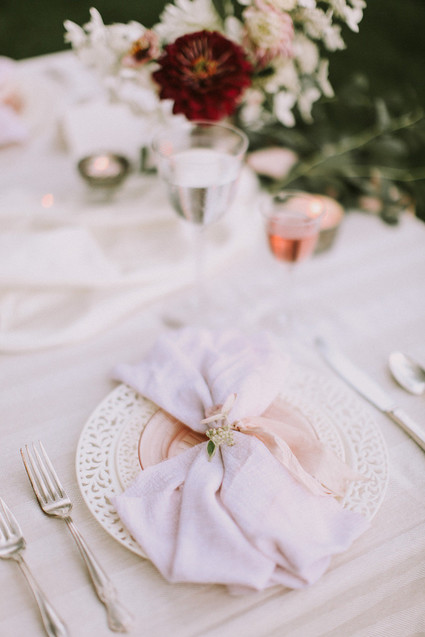 Autumn berry and blush wedding inspiration
