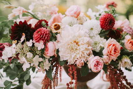 Autumn berry and blush wedding inspiration
