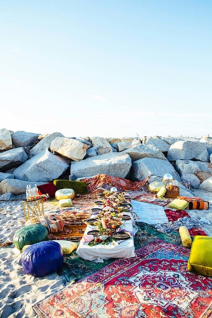 beachside fall picnic Inspiration