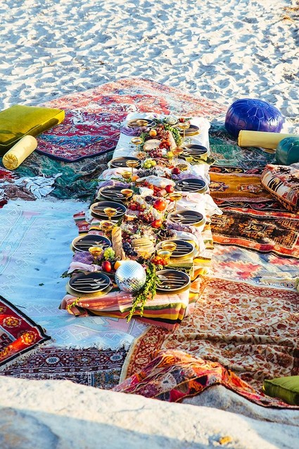 beachside fall picnic Inspiration