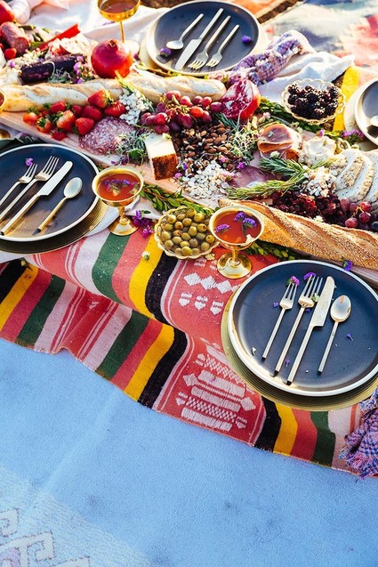 beachside fall picnic