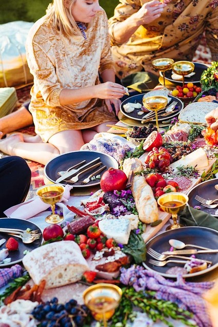 beachside fall picnic