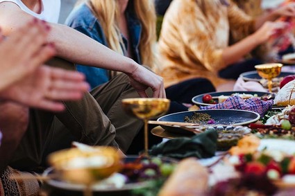 beachside fall picnic