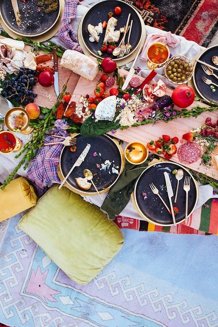 beachside fall picnic