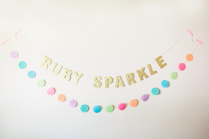 cute birthday garland