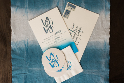 Indigo baby shower ideas