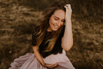 Rustic fall maternity photos