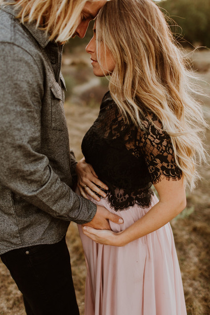 Rustic fall maternity photos