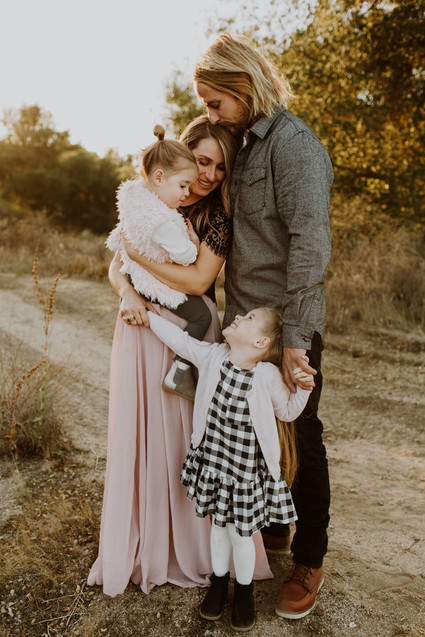 Rustic fall family photos