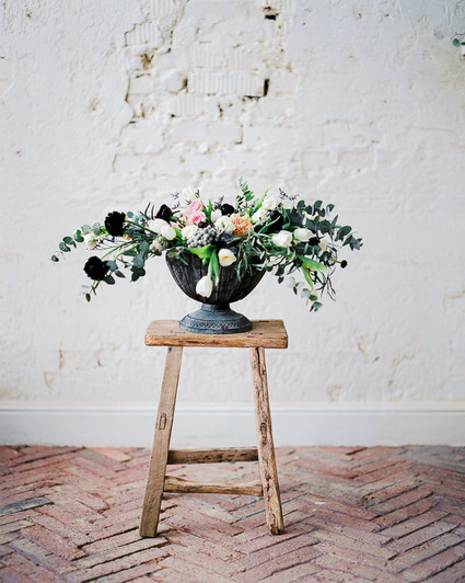 romantic black wedding ideas