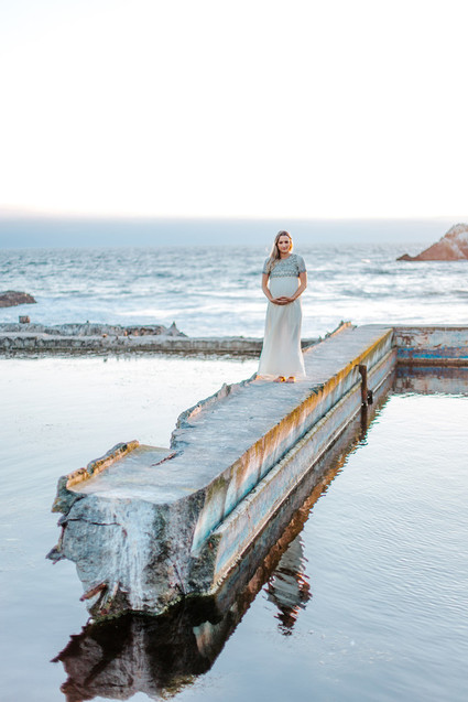 Sutro Baths maternity photos