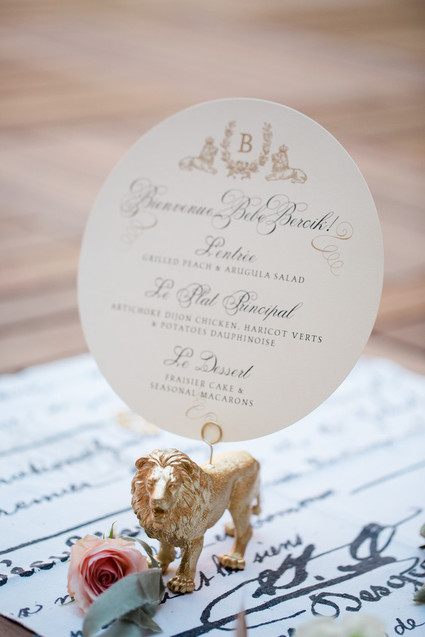 French inspired baby shower ideas