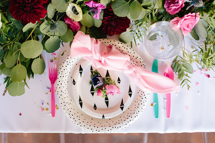 Gem inspired pink 1st birthday