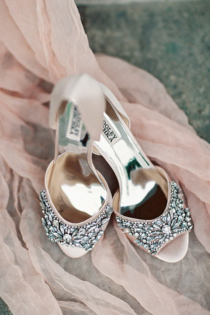 Badgley Mischka wedding shoes