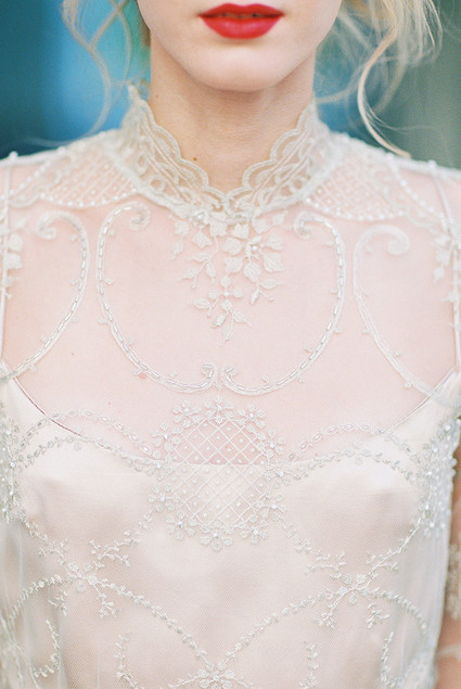 Scarlet and blush bridal inspiration