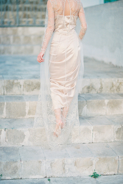 Scarlet and blush bridal inspiration