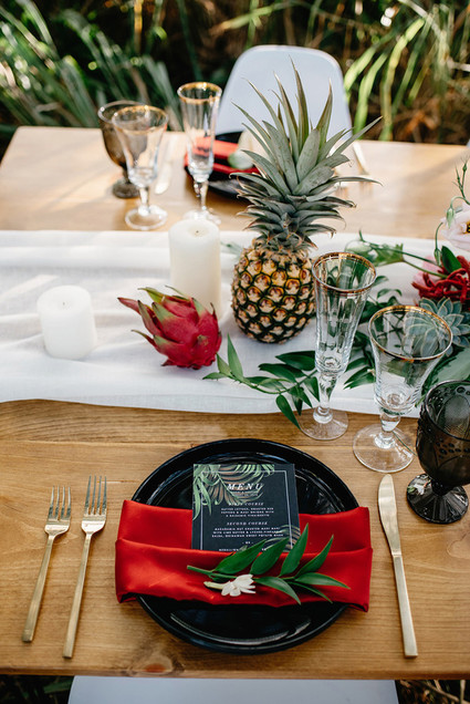 Tropical bohemian wedding inspiration