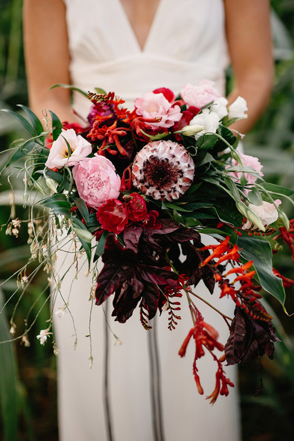 Tropical bohemian wedding inspiration
