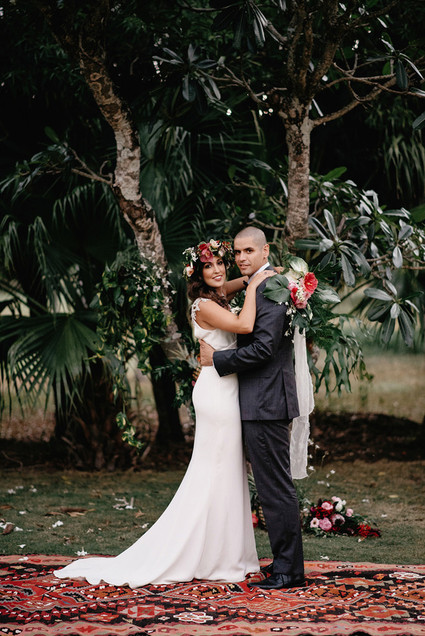 Tropical bohemian wedding inspiration