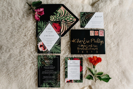 Tropical bohemian wedding inspiration