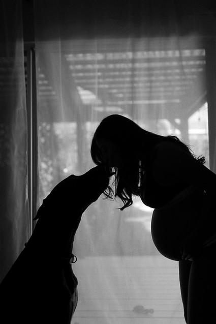 bare maternity photos