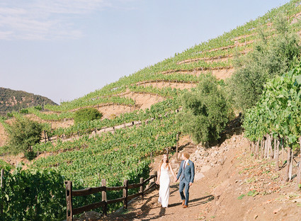 Summer Malibu vineyard wedding