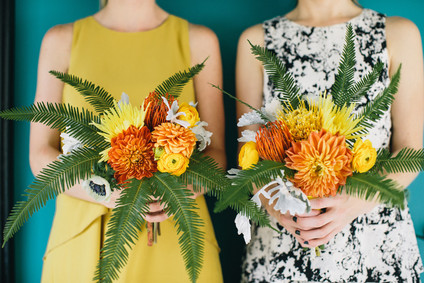 Tropical floral bouquet