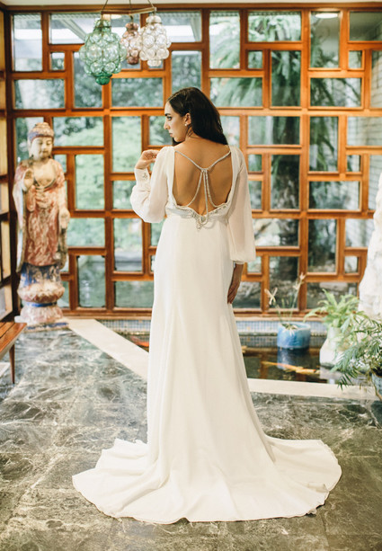 Ivory and Beau wedding dress