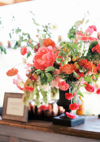 Coral peonies